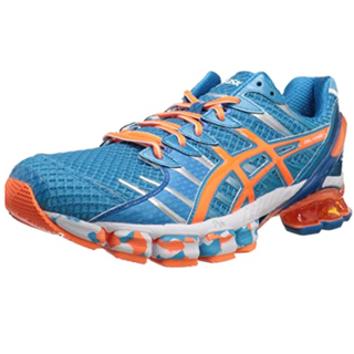 ASICS 亚瑟士 GEL-KINSEI  4 男士跑鞋 T7D2N 蓝/橙色 42