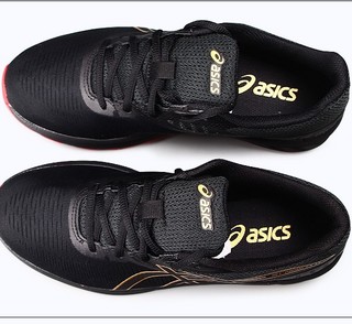 ASICS 亚瑟士 Promesa LT 男士跑鞋 1011A621-001 黑/金红 42.5