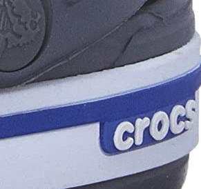 Crocs 卡骆驰 儿童洞洞拖鞋 木炭/海洋蓝色 23