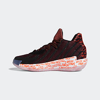 adidas 阿迪达斯 Dame 7 GCA 男士篮球鞋 G55199 黑色/荧光红 42.5