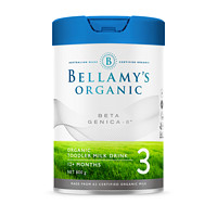 88VIP：BELLAMY'S 贝拉米 白金A2有机系列 幼儿奶粉 澳洲版 3段 800g