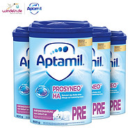 Aptamil 爱他美 HA Prosyneo适度水解奶粉 pre段 800g*4盒