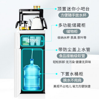 浪木（LW）饮水机可折叠童锁设计智能调温恒温WL-T92温热款茶吧