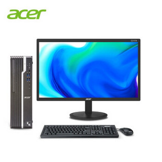 宏碁(Acer)商祺SQX4270 560N 商用办公台式电脑整机 家用电脑（十代i3-10100 8G 512GSSD wifi ）23.8英寸