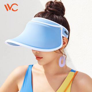 韩国VVC防晒遮阳帽女夏季专属款帽防紫外线出游百搭太阳帽子 日光橙 可调节