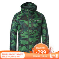 土拨鼠(Marmot) 新品男款户外带帽神衣 外套防风保暖 4887营地迷彩 S