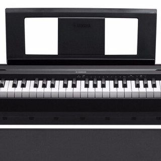 雅马哈（YAMAHA）电钢琴P48考级家用88键重锤儿童成人自学初学者智能数码电子钢琴 P48单主机+木架+三踏板+双人琴凳