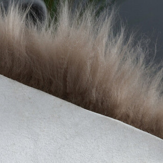 WOOLTARA 澳洲羊毛沙发垫皮毛一体组合欧式羊皮毛坐垫学生客厅餐椅垫坐椅办公垫子飘窗垫加厚 棕色 180x55cm