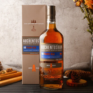 AUCHENTOSHAN 欧肯特轩 plus：欧肯特轩 18年 单一麦芽苏格兰威士忌 700ml 礼盒