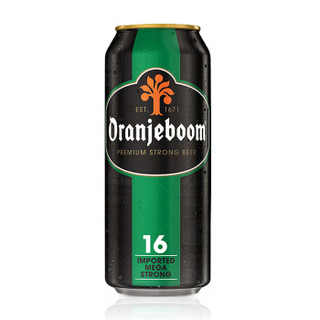 Oranjeboom橙色炸弹啤酒 原装进口橙色炸弹8.5/12/16/18/20度烈性精酿500ml 6罐橙色炸弹16度
