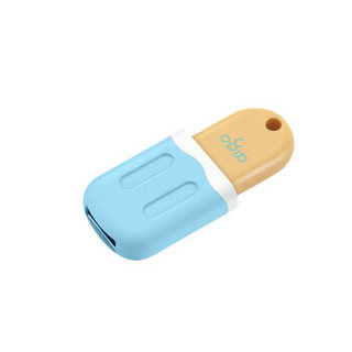 爱国者（aigo）16GB USB3.1 U盘 U333 蓝色 雪糕系列 可爱聚焦 高速读写 时尚推拉 亲肤手感