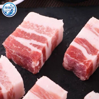 海味达 五花肉块 猪肉 生鲜 1kg 国产免切精调理