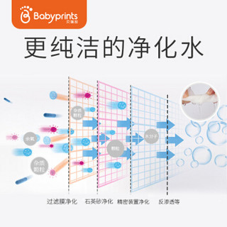 Babyprints婴儿湿巾宝宝手口湿纸巾新生儿擦脸儿童带盖抽纸1包/80片