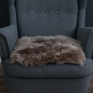 WOOLTARA 羊毛沙发垫 45x45cm 棕色 两个装