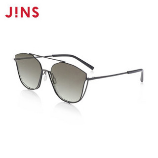 JINS睛姿19款女式金属时尚框太阳镜墨镜防紫外线LMN19S114 94黑色