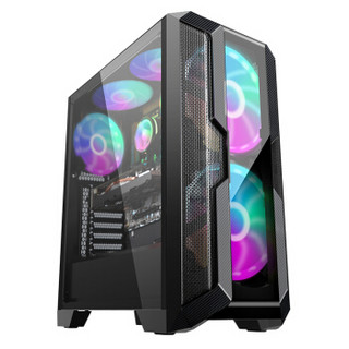 守护者X1 游戏电脑台式主机机箱(配3把RGB幻彩风扇/支持E-ATX主板)