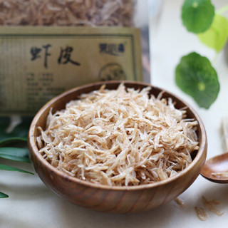 采小海 湛江特产无添加盐淡干虾皮 100g 袋装 宝宝辅食 海产干货小海虾米 虾皮100g*1袋