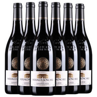 法国进口AOP级红酒 红酒 葡萄酒 朗格多克产区 干红葡萄酒 进口红酒 红酒 750ml 本卡整箱