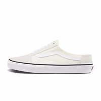VANS 范斯 经典系列 Old Skool板鞋穆勒鞋 男女小白鞋新款官方 白色 40.5