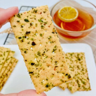 一品兔 海苔味酥脆薄片海苔饼干酥脆薄饼韧性饼干休闲零食儿童零食网红食品小零食 海苔味酥脆薄片500克