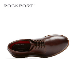 Rockport/乐步男鞋潮流新款商务正装休闲皮鞋职业棕色皮鞋BX2343 棕色-BX2343 42.5