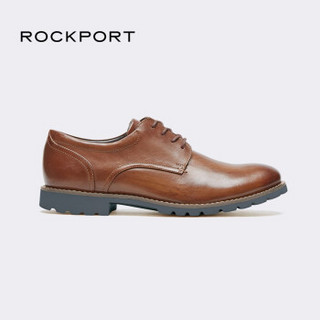 Rockport/乐步男鞋潮流新款商务正装休闲皮鞋职业棕色皮鞋BX2343 棕色-BX2343 42.5