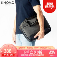 KNOMO英国Princeton单肩包男士休闲电脑包商务公文包时尚潮流背包男手提包 灰色