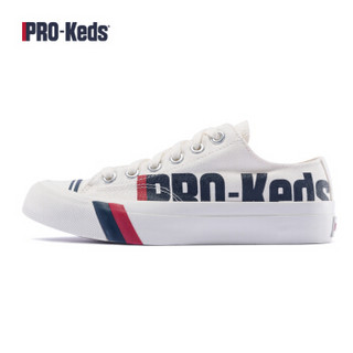 PROKEDS经典帆布鞋Keds男女同款情侣款低帮帆布鞋PK61475 白/蓝/红色 40