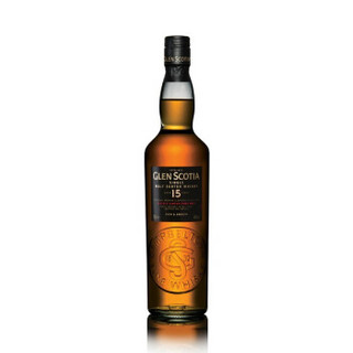 英国格兰帝（Glen Scotia）洋酒 15年 坎贝尔镇 苏格兰进口单一麦芽威士忌