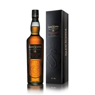 英国格兰帝（Glen Scotia）洋酒 15年 坎贝尔镇 苏格兰进口单一麦芽威士忌