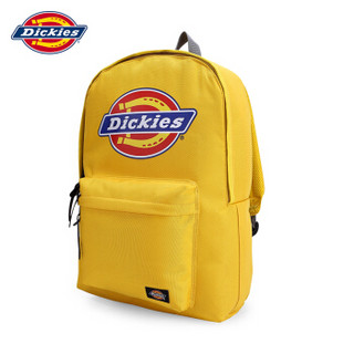 Dickies 潮流休闲双肩包男女学生书包大容量帆布包学院风防水14/15.6英寸电脑包C028 黄色