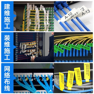 精臣线缆标签打印机P型刀型通信机房网络布线电信移动尾纤光缆光纤手持便携式小型蓝牙热敏不干胶网线标签机 B3S线缆标签机（联系客服购买标签纸）