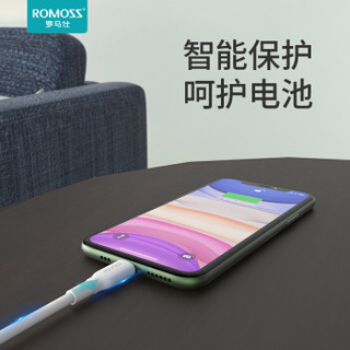 罗马仕 苹果数据线PD快充USB-C适用于iPhone11Pro/XsMax/XR/8/7手机Type-C to Lightning充电器线闪充转接头