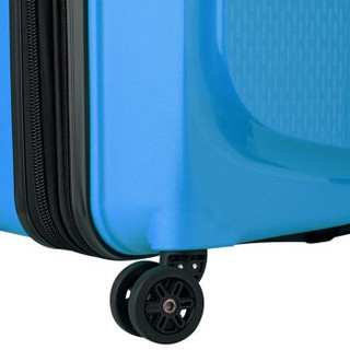 DELSEY原法国大使拉杆箱防泼水旅行箱学生行李箱双层拉链3861 金属蓝色-20英寸