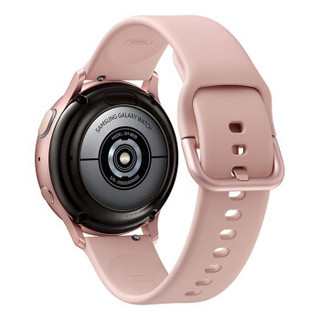 SAMSUNG 三星 Galaxy Watch Active 2 智能手表 40mm 粉色铝合金表盘 玫瑰金硅胶表带（GPS、扬声器）