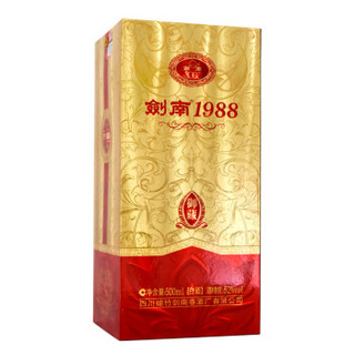 剑南春 剑南1988 御藏 52%vol 浓香型白酒 500ml*6瓶