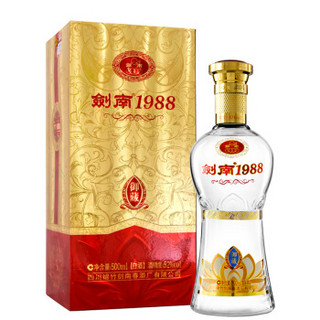 剑南春 剑南1988 御藏 52%vol 浓香型白酒 500ml*6瓶