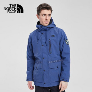 TheNorthFace北面男装 官方旗舰同款户外运动休闲时尚工装防水防风冲锋衣夹克外套3V3O 3V3OHDC/蓝色 L