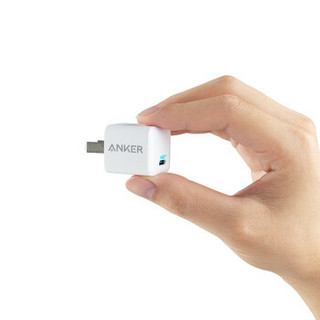 Anker Nano 18W USB-C充电器+PD闪充数据线1.8米苹果快充线充套装适iPhone 白色