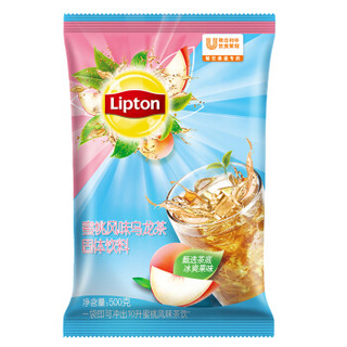 Lipton 立顿 乌龙茶固体饮料 蜜桃风味 500g