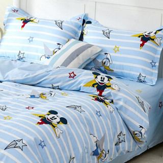 迪士尼婴儿套件纯棉四件套全棉被套床单枕套卡通儿童学生宿舍床上用品 2020新款米奇 1.5-1.8米床用四件套