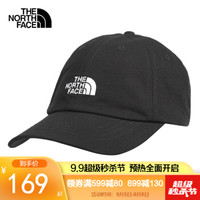 北面运动帽TheNorthFace男帽女帽2020春夏季新款户外透气薄款遮阳帽棒球帽子3SH3 4VT4JK3/黑色/20秋冬 均码