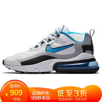 耐克NIKE 男子 休闲鞋 气垫 AIR MAX 270 REACT 运动鞋 CT1280-101白色42码