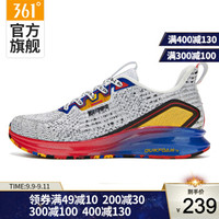 361°高达联名Plus跑步鞋男2020年春季新款时尚舒适Q弹跑步鞋减震运动鞋 672012206F N 361°白/炙热红 39