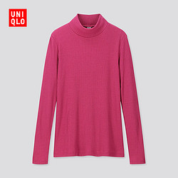 UNIQLO 优衣库 418231 女士罗纹高领T恤