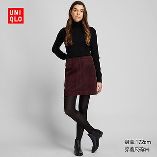 UNIQLO 优衣库 418882 女装灯芯绒迷你裙