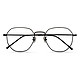 潮库 1899纯钛近视眼镜框+1.56防蓝光镜片（赠眼镜清洗液）