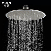 摩恩（MOEN）水呼吸花洒顶喷喷头淋浴器 增压节水顶洒 空气注入沐浴喷头淋浴洗澡喷头淋浴花洒195mmABS顶喷 *4件