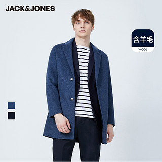 JackJone s杰克琼斯  219314561AA 男士绵羊毛大衣