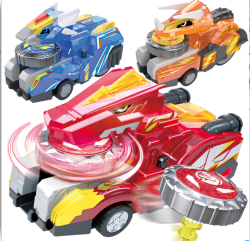 亿奇陀螺战车套装烈焰霸王龙珍藏版